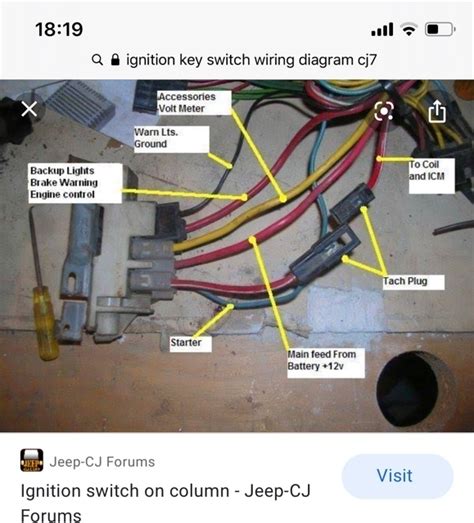 Jeep Cj7 Ignition Switch Wiring Diagram Craft Lab