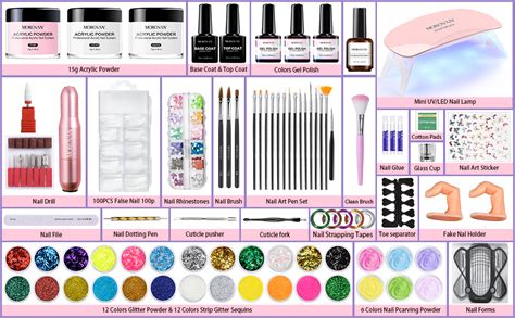 Morovan Acrylic Nail Kit With Drill Professional Nails