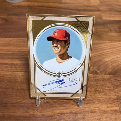 Yahoo オークション 大谷翔平Topps transcendent auto 直筆 2019 SHO