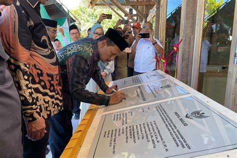 Masjid Bantuan Masyarakat Aceh Untuk Korban Gempa Sulbar Diresmikan