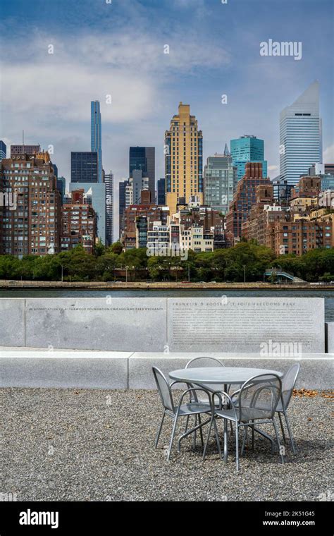 Franklin D Roosevelt Four Freedoms State Park And Midtown Manhattan