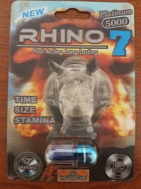 Public Notification Rhino 7 Platinum 5000 Contains Hidden Drug Ingredient Fda