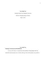 Case Study Two NUR 315 Docx 1 Case Study Two Nursing Southern New