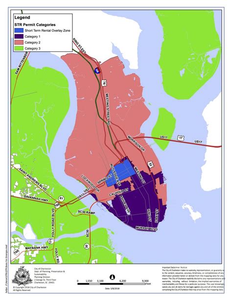 Map Of Downtown Charleston Sc Maping Resources