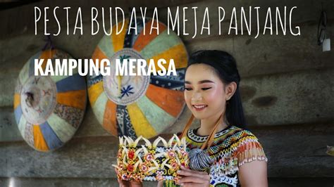 Pesta Budaya Meja Panjang Kampung Merasa Kelay Berau Kalimantan