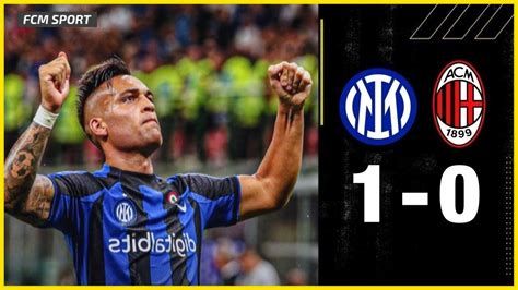 Inter Milan 1 0 Grande Gol Di Lautaro Il Derby Di Milano Va Ai