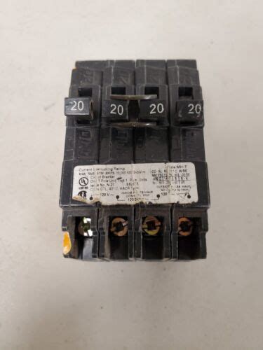 Murray Mp22020 One 20 Amp 2 Pole 20 Amp 1 Pole Circuit Breaker Ships Free Ebay