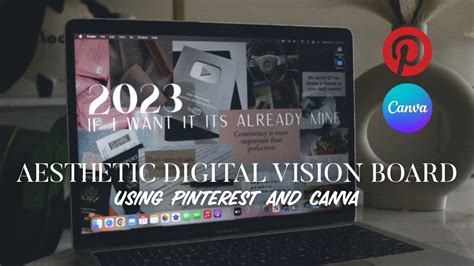 Vlogmas 19 21 How To Make An Aesthetic Digital Vision Board For