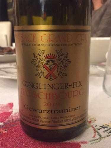 Ginglinger Fix Gew Rztraminer Alsace Grand Cru Hatschbourg