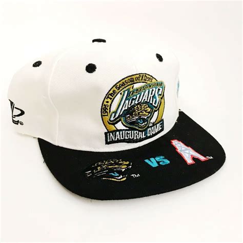 NFL Vintage SnapBack Hat 1995 Inaugural Game Jaguars Oilers New Tags ...