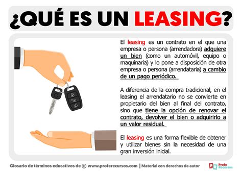 Qu Es Un Leasing Definici N De Leasing