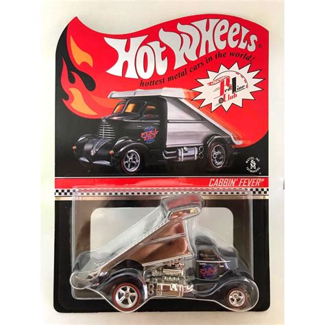 Hot Wheels Cabbin Fever Preto Red Line Club Numera O Shopee Brasil
