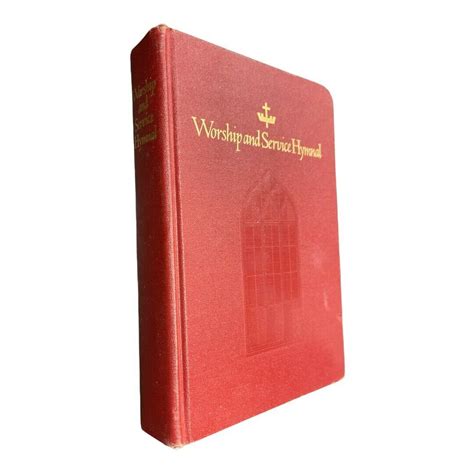 Worship And Service Hymnal Red 1962 Songbook Religious Devotional