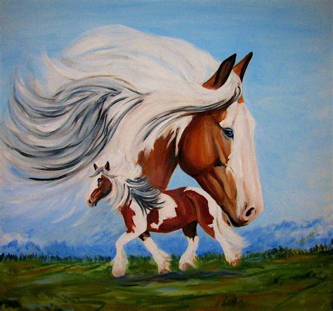 Gypsy Horse Painting by Sheri Marean