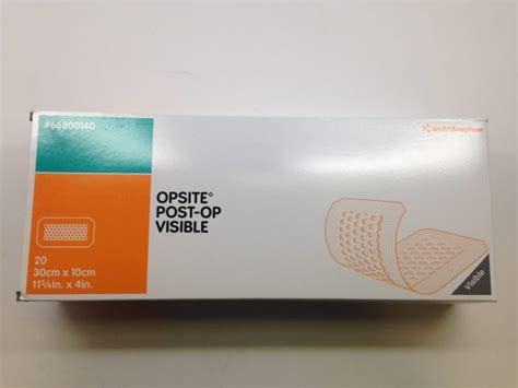 Smith And Nephew Opsite Post Op Visible Waterproof Bacteria