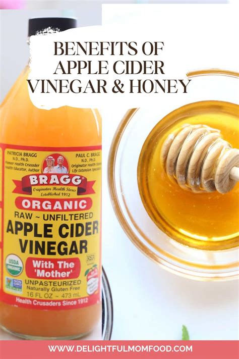 Benefits of Apple Cider Vinegar and Honey - Delightful Mom Food