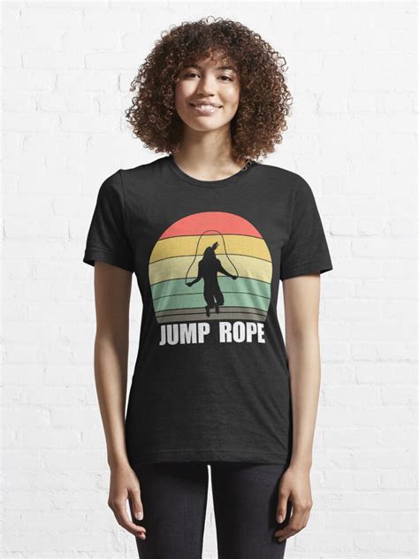 Rope Jump Skipping Jump Rope Vintage Retro T Shirt By Shirtsdeluxe