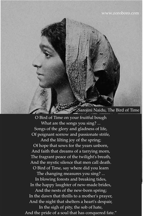 Sarojini Naidu Quotes/ Sarojini Naidu Poems. Sarojini Naidu ...