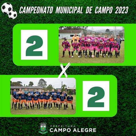 ComeÇou A 1ª Rodada Do Campeonato Municipal De Futebol De Campo 2023