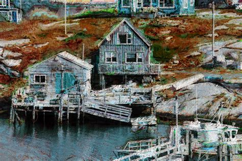 Peggy S Cove Canada Harbor Free Stock Photo Public Domain Pictures