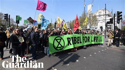 Extinction Rebellion Activists Cause Disruption Across London In