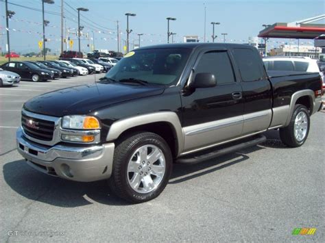 2003 Onyx Black Gmc Sierra 1500 Sle Extended Cab 4x4 51989348 Car Color Galleries