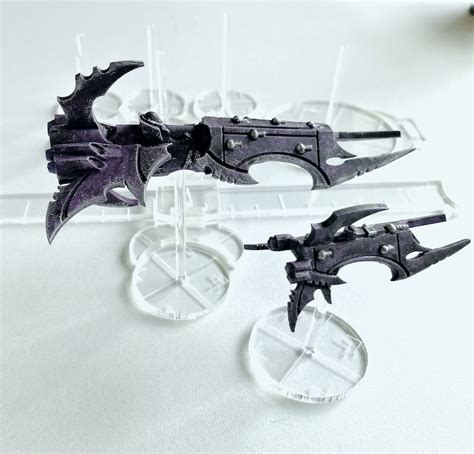 Warhammer K Battlefleet Gothic Acrilyc Stands Mm Bases For