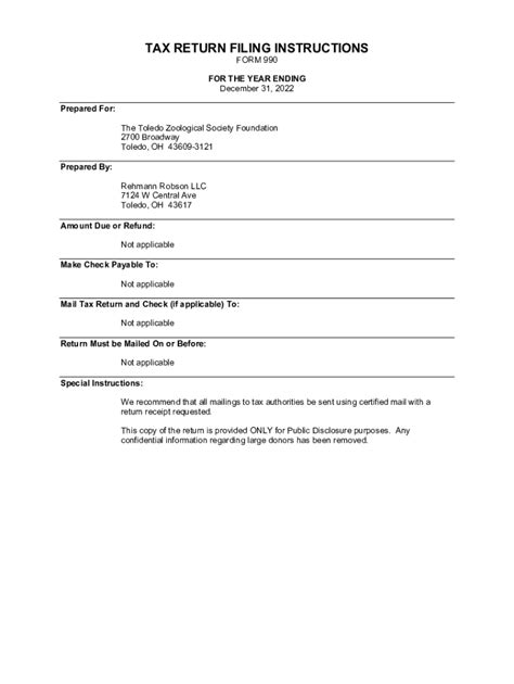 Fillable Online 2022 TOLEDO BUSINESS TAX RETURN FORM Fax Email