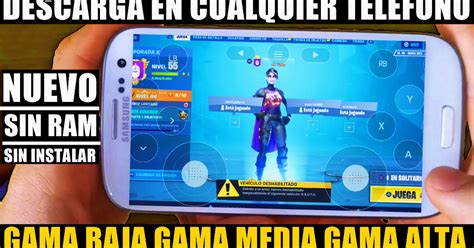 Por Fin Nuevo Fortnite Para Cualquier Tel Fono Android Gama Baja