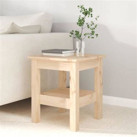 Fhe Table Basse X X Cm Bois Massif De Pin Haute Qualite Yosoo