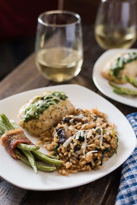 Mushroom Spinach Risotto • The Crumby Kitchen