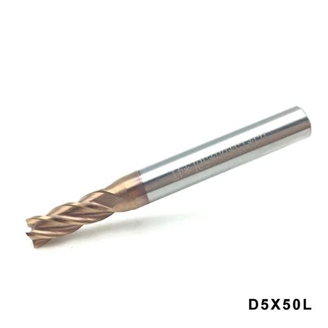 1pc End Mill 4mm 5mm 6mm 8mm 10mm 12mm Flat Endmills 4flute Hrc60 Cnc