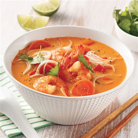 Bouillon Thai Aux Crevettes Tom Yam Kung Soupe Thai A La Citronnelle