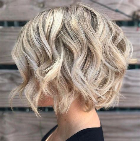 Best Ideas Choppy Blonde Bob Hairstyles With Messy Waves