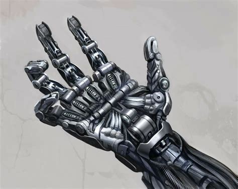 Jim Martin Concept Art: Mechanical Hand | Robot art, Robot hand, Mechanical hand