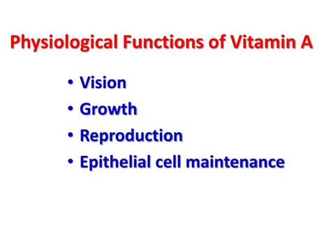 PPT - Vitamin A PowerPoint Presentation - ID:2193035