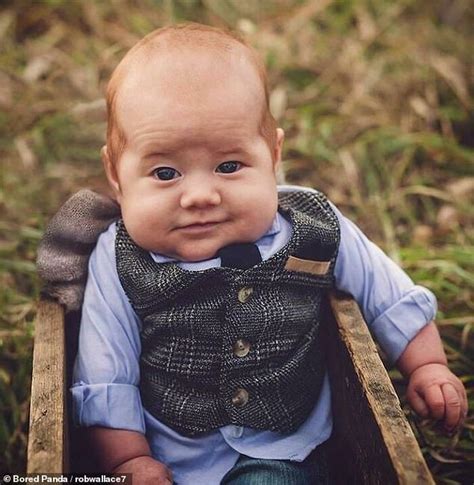 These Old Looking Babies Are Real Life Benjamin Buttons Daily Mail Online