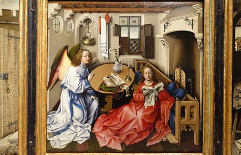 Workshop Of Robert Campin Annunciation Triptych Merode A Flickr