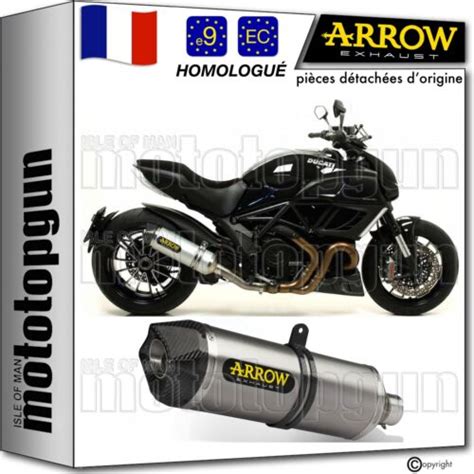 ARROW POT ECHAPPEMENT APPROUVE RC RACE TECH TITANIUM C DUCATI DIAVEL