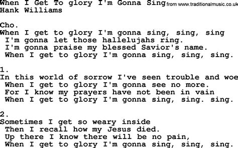 When I Get To Glory Im Gonna Sing Apostolic And Pentecostal Hymns And Songs Lyrics And Pdf