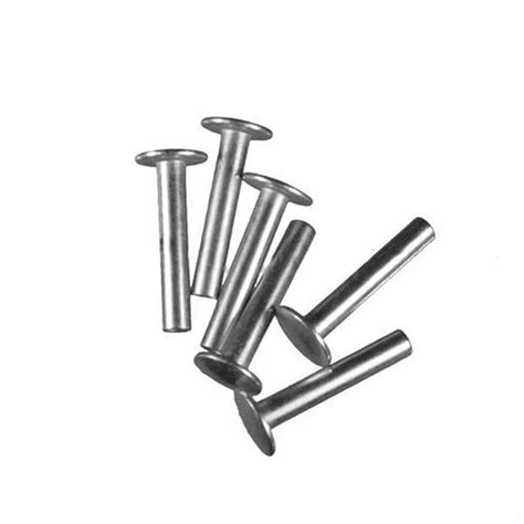 Stainless Steel Flat Head Semi Tubular Rivets For Furniture Suppliers