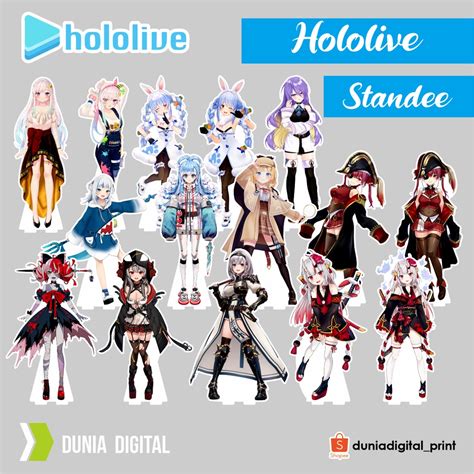 Jual Standee Hololive Akrilik Uv Acrylic Stand Action Figure Gawr