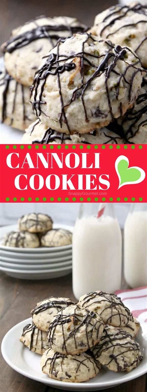 Holy Cannoli Cookies Recipe Italian Christmas Cookies Snappy Gourmet