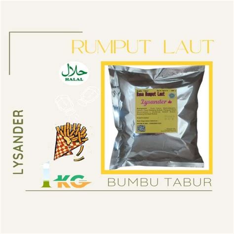 Jual Bumbu Tabur Bumbu Penyedap Lysander Rasa Rumput Laut Kg Di