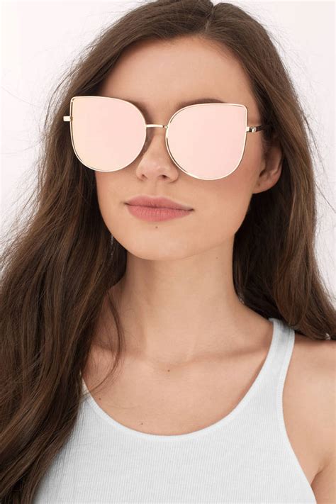 I Just Want You Oversized Cat Eye Sunglasses In Pink C 19 Tobi Ca