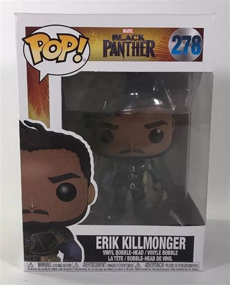 Erik Killmonger Vinyl Bobblehead Funko Pop Marvel Black Panther