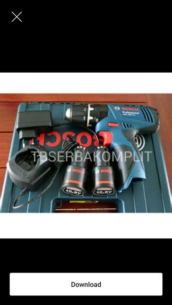 Jual BOSCH GSB 1080 2 LI CORDLESS Mesin Bor Tembok Beton Obeng Baterai