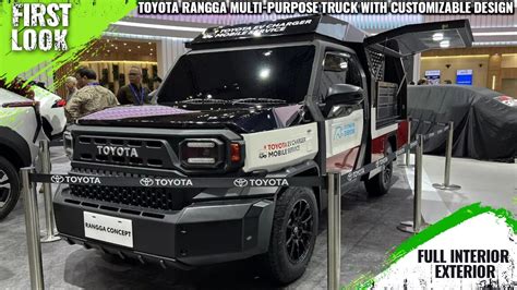 Toyota Rangga Multi Purpose Truck With Customizable Design Launched At