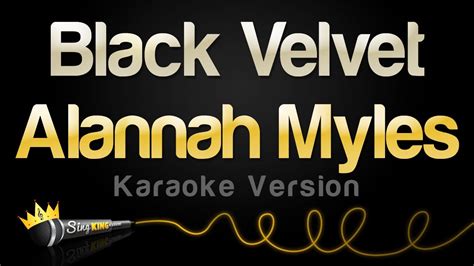 Alannah Myles Black Velvet Karaoke Version Acordes Chordify