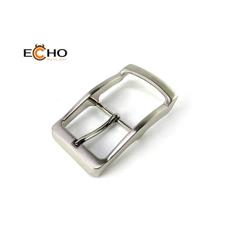 Center Bar Belt Buckle Single Prong Buckles ECHO METALART